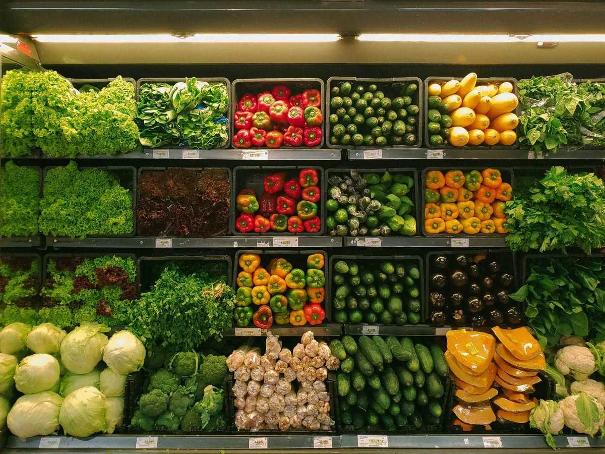Vegetable shelves
